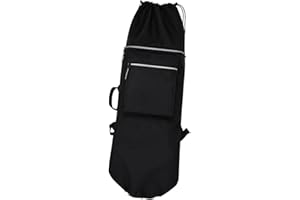 Milageto Oxford Skateboard Zaino Borsa a Tracolla Resistente all'Acqua Borsa a Tracolla Pieghevole con Manico Portante Longboard Custodia per Viaggi Donna Uomo