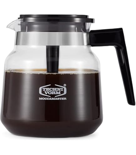 Nedis Caraffa In Vetro Di Ricambio Per Moccamaster - Capacità 1,2 Litri, Adatta A Modelli K, KB, 741, Excellent 10S - Con Coperchio - 2