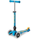 Micro Mini Scooter Deluxe Foldable 3 Tekerlekli Scooter LED Ocean Blue