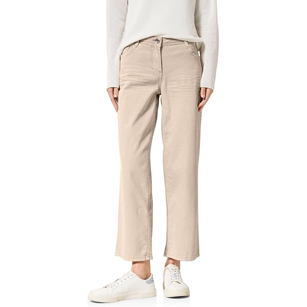 Pantalon Jambe Large Pinces Noir Femme | Cache Cache