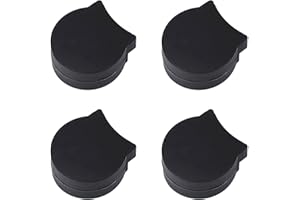 GHEART Klarinetten Daumenschoner, Gummi Daumenschutz, Bequem Daumenschoner für Klarinette, Musikinstrumente Schutz Zubehör, Schwarz, 4 Stück