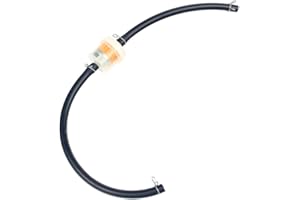 BAAQII TS Trade 6mm Gas Kraftstofffilter Benzin Rohr Schlauch + Clip Mini Moto Roller Quads Dirt Bike