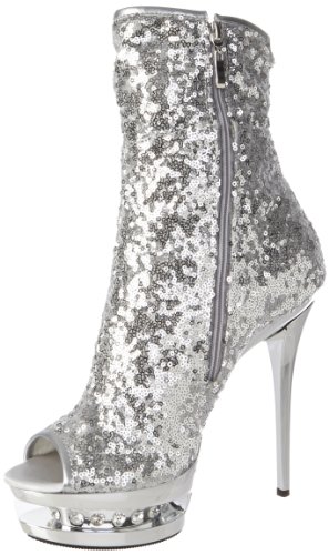 pleaser sequin boots