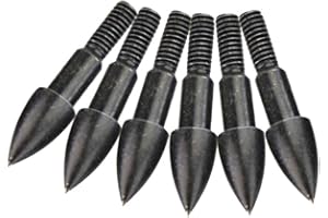 MILAEM 50 pièces Pointe de flèche de tir à l'arc tête de flèche 75 Grains Broadheads à Visser Point de flèche de Chasse pour Arc Classique et Arc à poulies