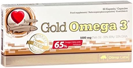 Olimp Gold Omega 3 Fish Oil Capsules 1000mg EPA DHA 60 Tablets