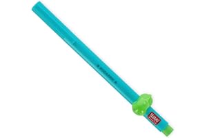 Legami - Stylo gel avec animal décoratif - Amis adorables, thème Dino, évite de rouler, encre verte, animal amovible et recombinable, pointe 0,5 mm