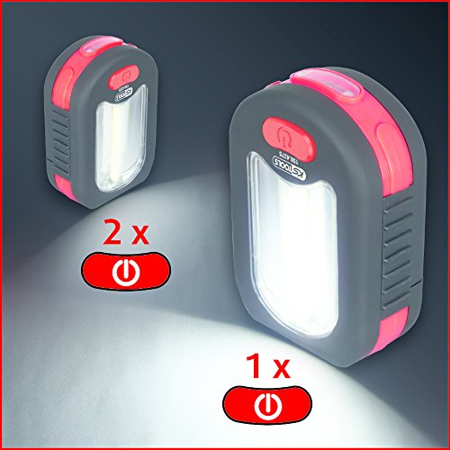 KS-Tools Mobile Werkstatt-Handlampe LED Power Stripe L 95mm/B 60mm/ H 35mm, 1 Stück, 150.4375 - 5