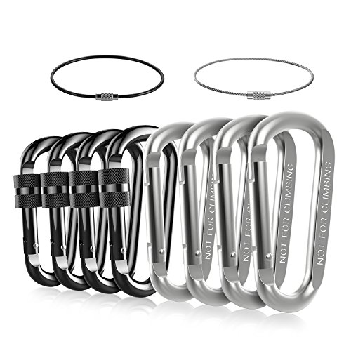 Preisvergleich Produktbild OUTXE Karabiner Clip 8 Stück