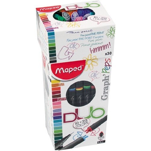 Preisvergleich Produktbild Maped Fineliner Graph'Peps DUO