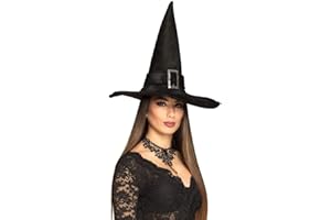 BOLAND Chapeau sorcière velours halloween adulte
