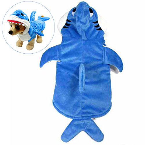 Preisvergleich Produktbild Legendog Hundehoodie Kostüm Kreatives Haifisch Muster Haustier Kleidungs Hundeweatshirt