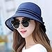 Produktbild AVTRY Sonnen Hut Sommer Sun Strohhut Breiter Krempe Strand Hüte Mädchen Außerhalb Reise Strohkappe Casual Bow Hat