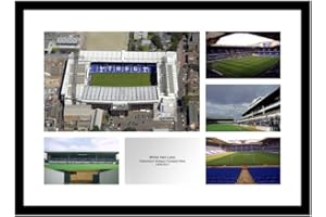HOME OF LEGENDS Framed Tottenham Hotspur White Hart Lane Stadium 46x30cm Photo Memorabilia