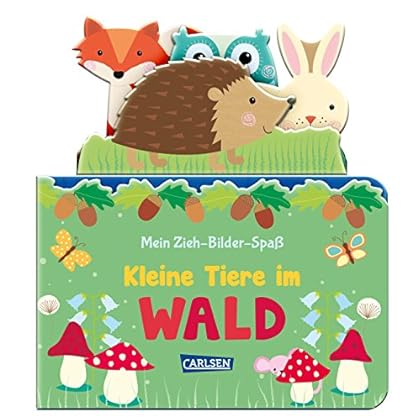 Mein Zieh-Bilder-Spaß: Kleine Tiere im Wald