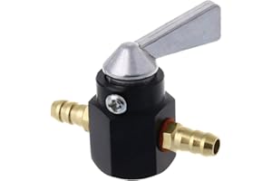 Xuniu Universale 6mm in-Line Benzina/Carburante Rubinetto Moto on-off Interruttore di Blocco del Carburante