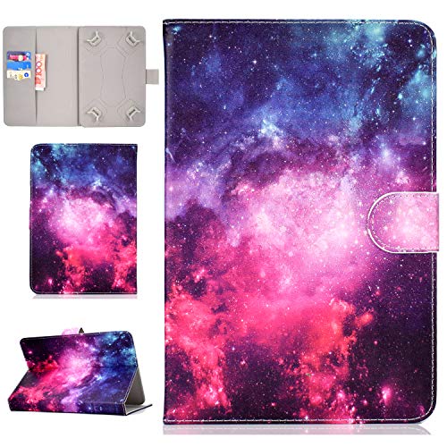 XTstore Universal Case for 8" Tablet, Leather Case Stand Cover with Card Slot for Fire HD 8,Huawei MediaPad T3 8",iPad Mini 4, Samsung Galaxy Tab S2 8.0, Lenovo Tab 4 8/Tab 2 A8-50, Star