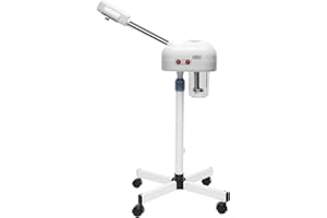 MINRS Evaporatore viso 2 in 1, 800 W, per sauna facciale, evaporatore per sauna, idratante, strumento di bellezza per famiglie, saloni di bellezza, spa