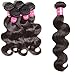 Longqibeauty® Brazilian Ombre Virgin Hair Body Wave Hair Weave 3bundle /pack 100% Human Virgin Hair Extensions 95-100g/pc 1b#/4#/27# color