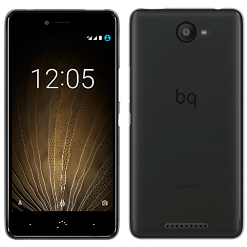 OVIphone Funda Gel TPU Para BQ AQUARIS U   U LITE  NO COMPATIBLE CON BQ AQUARIS U PLUS   Color Negro 