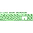 Corsair PBT Double-Shot PRO Keycap Mod Kit – Double-Shot PBT Keycaps – Mint Green – Standard Bottom Row – Textured Surface – 1.5mm-Thick Walls – O-Ring Dampeners