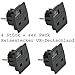 Produktbild 4 Stück ! Reisestecker-Adapter UK-Deutschland In Schwarz Von Amathings