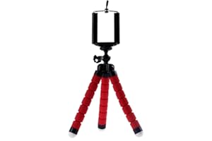 AMAZINGDEAL365 Amazingdeal Mini trépied flexible en éponge pour appareil photo et téléphone portable