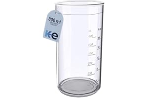 Anakel Home Contenitore Frullatore ad Immersione 600ml Per misurare Quantità | Misurino Graduato Plastica