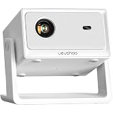 Byintek Vevshao A16 Projeksiyon Cihazı, Full HD 1080P &Ccedil;&ouml;z&uuml;n&uuml;rl&uuml;k, 400 ANSI L&uuml;men, Android 12, Wi-Fi 6, Bluetooth 5.0, Otomati