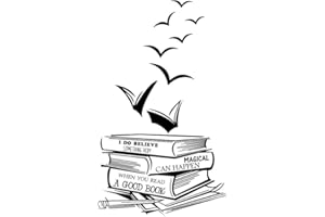 ADECALS I Do Believe Something Very Magical Can Happen When You Read A Good Book Wall Sticker Wall Art Decal (Book04)