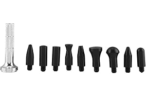 ‎GOTOTOP Lackfreie Dellenreparatur, Knock Down Tools Tap Down Stift mit Gummiköpfen, lackfreie Dellen Reparatur Handwerkzeug-Set
