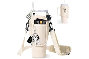 XHYASD Stanley Cup Torba Na Akcesoria 40 oz, Torba Na Kubek Stanley, Akcesoria do Kubków, Stanley Cup Torba Z Etui Na Telefon Komórkowy, Uniwersalny Model (Beżowy)