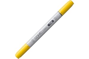 COPIC Ciao Coloured Marker Pen - (Y-08) Acid Yellow, For Art & Crafts, Colouring, Graphics, Highlighter, Design, Anime, Professional & Beginners, Art Supplies & Colouring Books