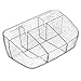 Produktbild InterDesign 55350EU Rain Kosmetik-Organizer für den Waschtisch/Schrank, Pflegeprodukte, Smartphones, Handys, Plastik, clear, 26,04 x 16,51 x 8,89 cm