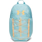 Under Armour Hustle Sport 6.0 Backpack Unisex Adult (Pack of 1), (425) Blue Haze / Blue Haze / Orange Pad, Hustle Sport 6.0 B