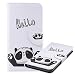 Produktbild Laybomo Hülle für Samsung Galaxy S10 Plus Ledertasche Schuzhülle Weiches TPU Silikon Cover Magnetisch Stehen Brieftasche Handyhülle für Galaxy S10 Plus mit Visitenkartenhüllen, Hello Panda Gedrückt