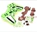 Produktbild Junsi Green Chrome Plating Housing Shell Case Cover Kit for PS3 Controller Dualshock 3