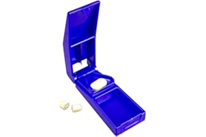 Pill Cutter with Container | Blue | Mobiclinic