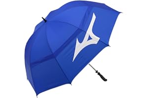 Mizuno 68" Tour Vented Double Canopy Golf Umbrella - Blue/White - OS