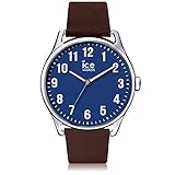 Ice-Watch - ICE time Brown Blue - Braune Herrenuhr mit Lederarmband - 013048 (Large)