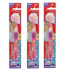COLGATE BARBIE TOOTHBRUSH | EXTRA SOFT TOOTHBRUSH | PACK OF 3