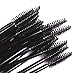 LIFECART 50pcs Disposable Eyelash Brushes Wands Mascara Applicator Makeup Brush Kits - Black