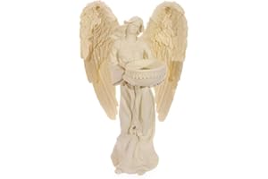 PUCKATOR Anioł stojący świecznik na podgrzewacze 23 cm