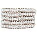 Produktbild It's-ok Fashion Kristalle 5 Reihen Perlen Leder Wickelarmband geflochten Freundschaft Bling Bling Party Armband Schmuck Mädchen Armband