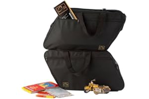 made4bikers: Compatible avec les modèles Harley-Davidson Road King, Road-, Street- & E-Glide valise en plastique: Poches intérieures/sacs intérieurs pour valises latérales