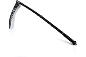 Mizijia Sensen Halloween 82cm, Sichere Kinder Accessoires für Cosplay, Plastik Spielzeug Sense Perfekt für Halloween-Partys, Rollenspiele & Dekoration (82 cm)