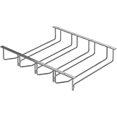 Starax Krom Kadeh Askısı 4 B&ouml;lmeli (S-4043-C) Krom Tek Ebat Zsx S-4043-C
