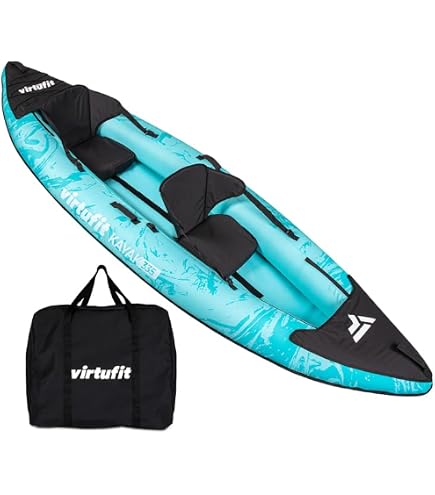 Kayak Trasparente OndaViva – Doppio Posto, Policarbonato 6mm, Con 2 Sedili, 2 Pagaie E 2 Airbag, Lunghezza 3.39m, Peso 28kg