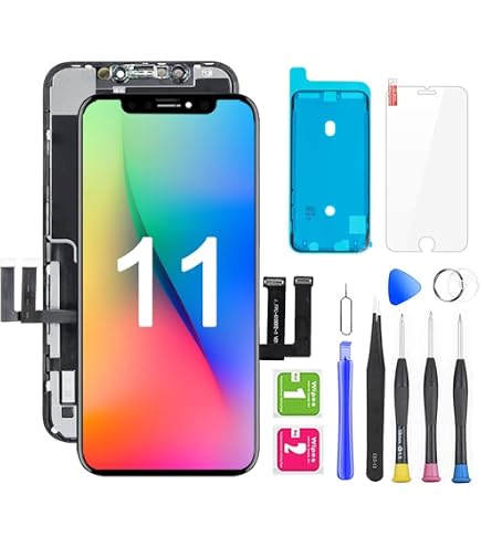 Kit De Réparation : Écouteur Principal + Micro + Capteur De Proximité Pour IPhone 11 - Occasion Fonctionnel