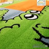 VIMODA Kinderteppich Modern Zoo Kinder Teppich Löwe Krokodil in Bunte Farben – Maße: 80×150 cm – Sortiertes Modell - 3