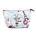 TaylorHe Make-up Bag Cosmetic Case Toiletry Bag Printed PVC zipped top Vintage Pink Patterns Cute giraffe